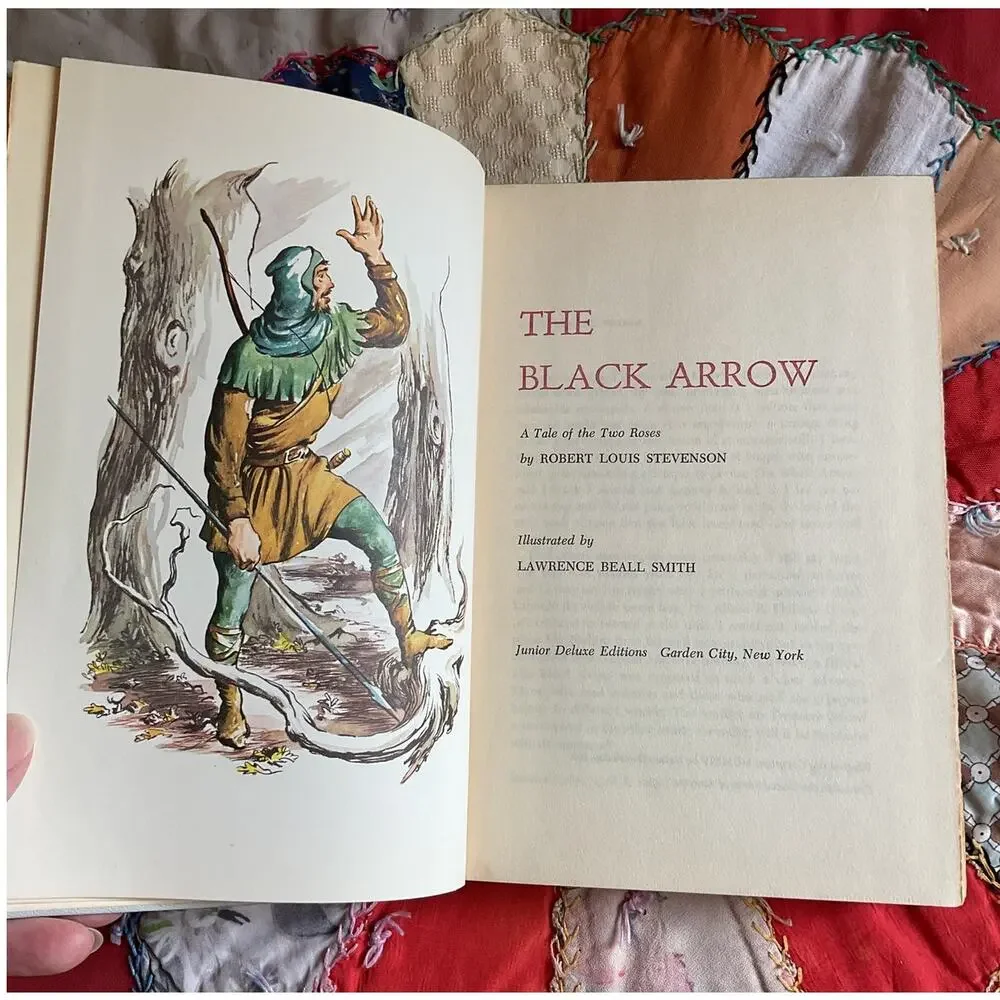 1954 THE BLACK ARROW A Tale of Two Roses By Robert Lewis Stevenson